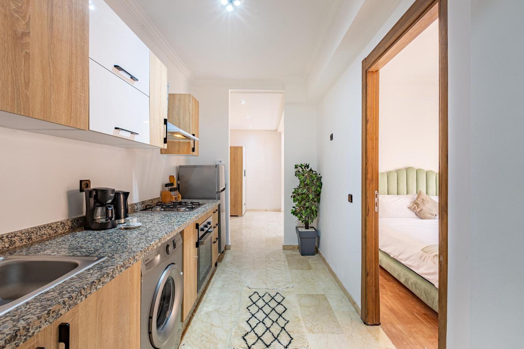 Chic & Cosy Appart Au Centre Ville - 100 % Equipe 马拉喀什 外观 照片