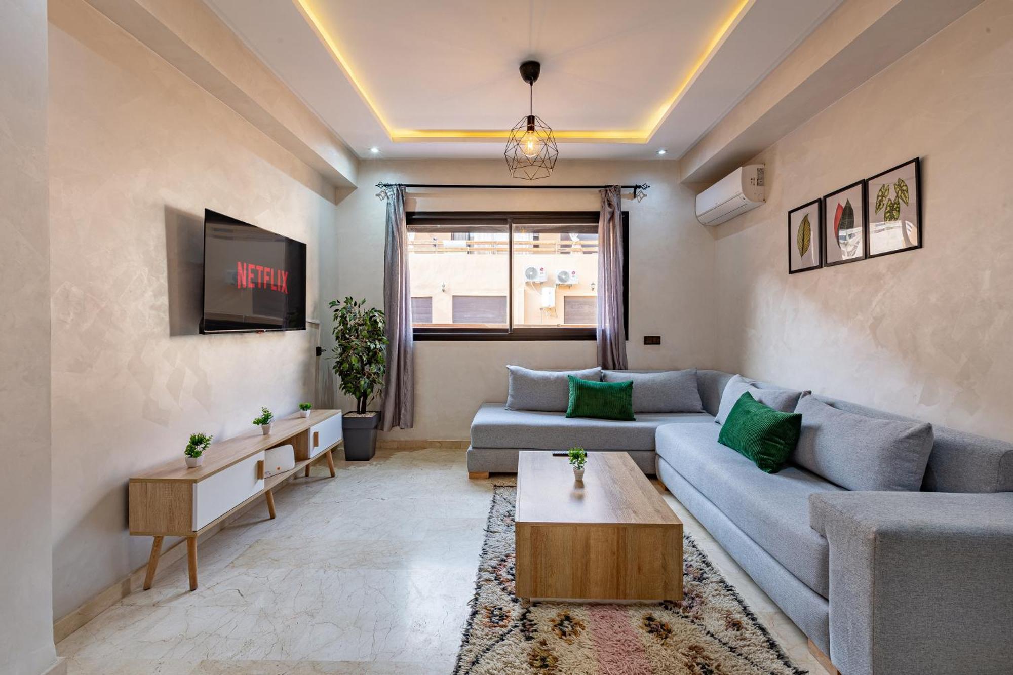 Chic & Cosy Appart Au Centre Ville - 100 % Equipe 马拉喀什 外观 照片